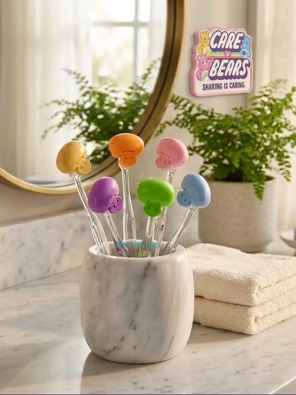 Care Bears 6 Toothbrush Protectors